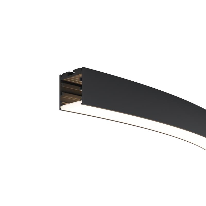 Профиль радиусный 35х35 d1500мм 1/8 круга черн. Maytoni ALM-3535R-B-D-45град-1.5M