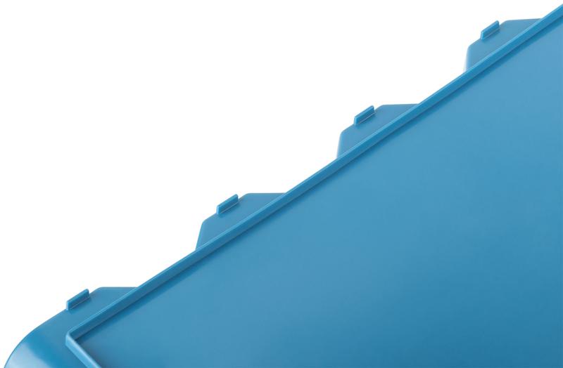 Лоток для крепежа пластиковый 375х225х160мм син. MOS 65699М