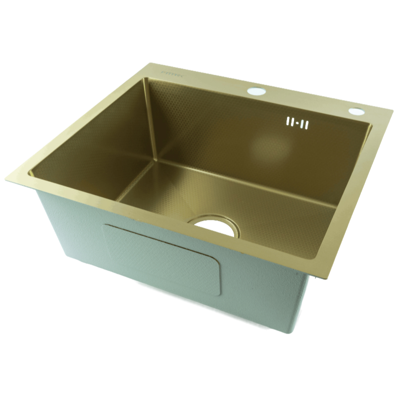 Мойка для кухни Fmark FSC5050Q, матовое золото