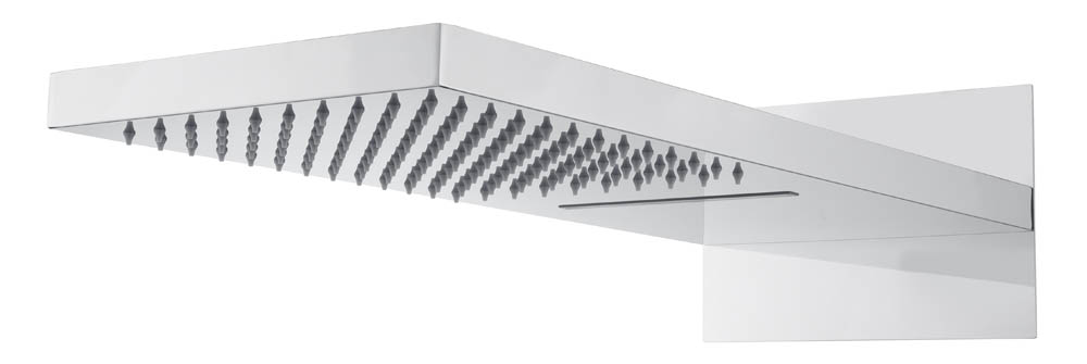 Лейка верхняя FUSION Chrome c каскадом