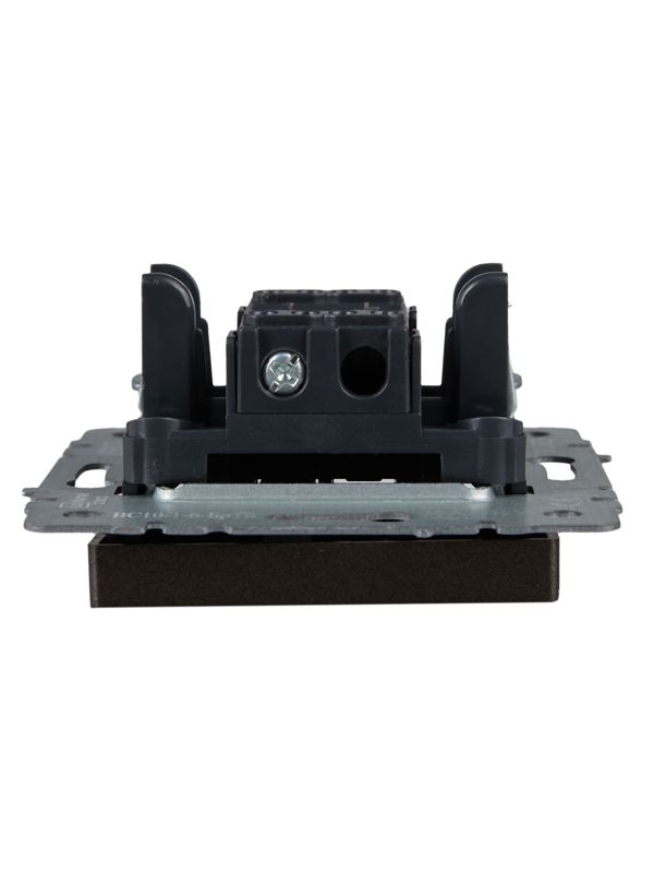 Выключатель проходной 1-кл. СП BRITE ВС10-1-6-БрТБ 10А механизм бронза IEK BR-V12-0-10-K45