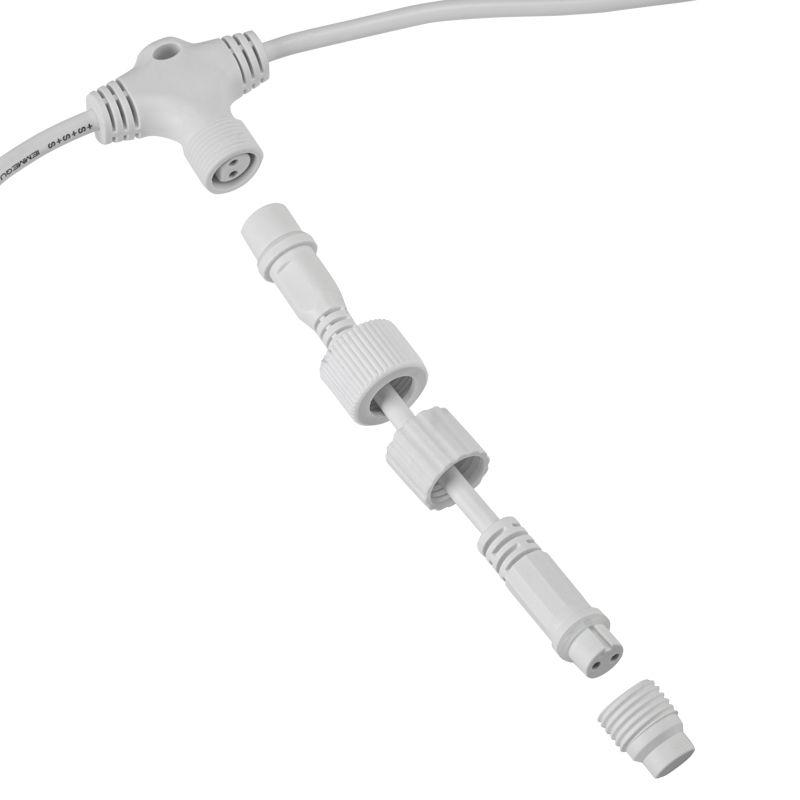 Разветвитель-шина для уличных гирлянд Professional (1 вход 5 выходов) расстояние 100см бел. ПВХ Neon-Night 315-409