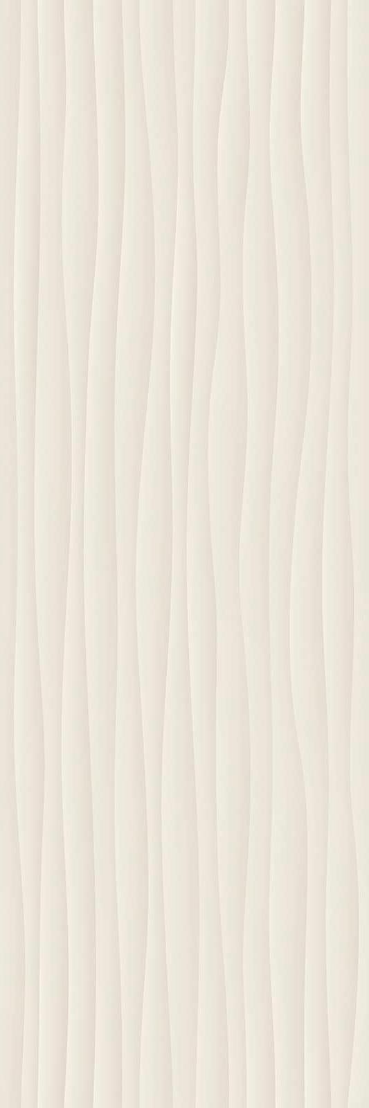 Плитка Eclettica Cream Struttura Wave 3D 40x120