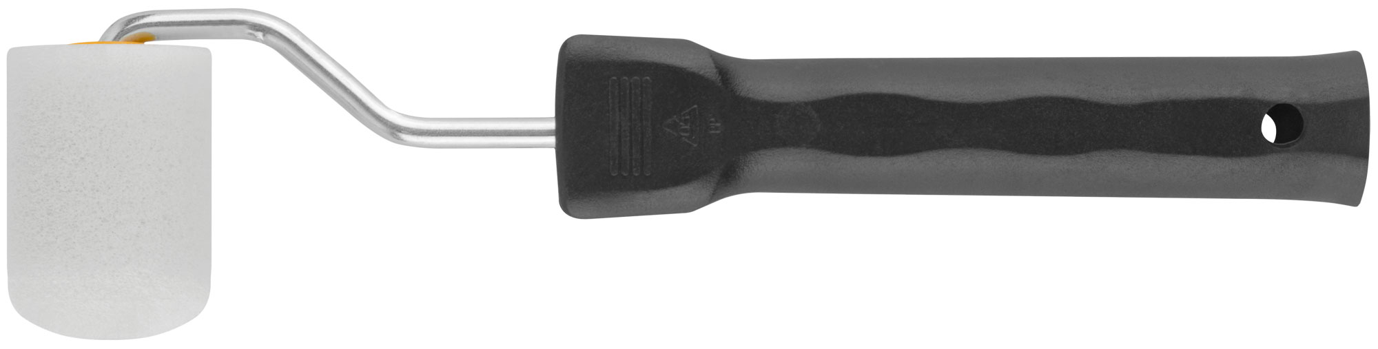 Валик поролоновый белый с ручкой "мини"  50 мм