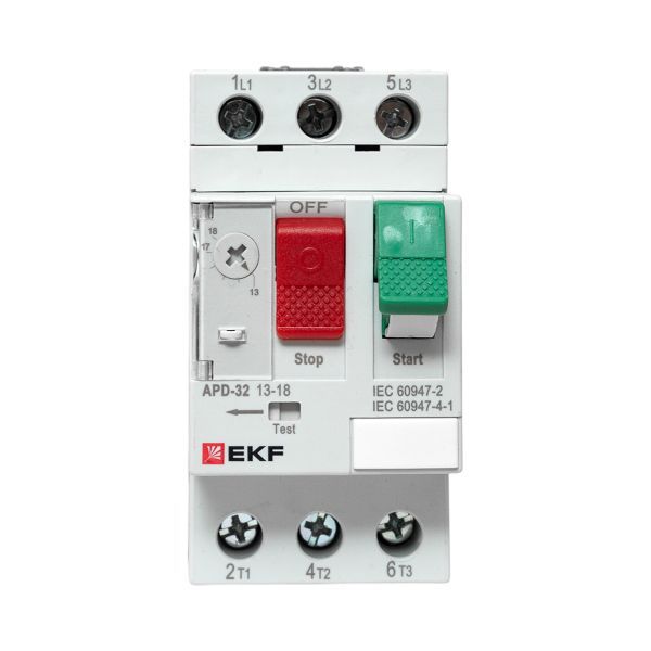 Выключатель автоматический для защиты двигателя АПД-32 13-18А EKF apd-me-18