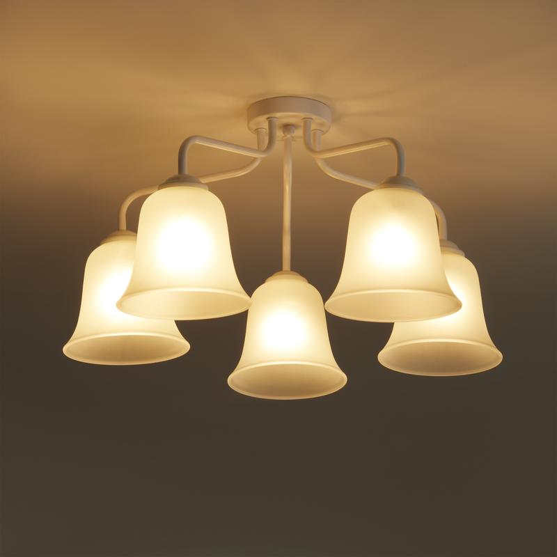 Светильник потолочный Bells 5х60Вт E27 IP20 Freya FR5448CL-05W