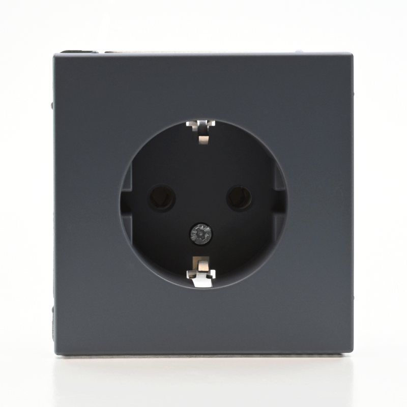Розетка ArtGallery 16А с заземл. механизм грифель SE GAL000743