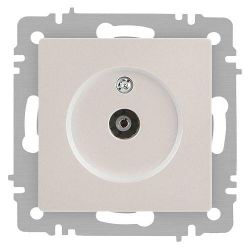 Розетка телевизионная одиночная TV СП Accent 6-301-06 IP20 перламутр. Intro Б0063613