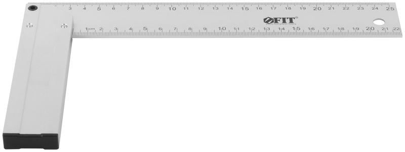 Угольник столярный литой профи 250мм алюм. FIT 19552