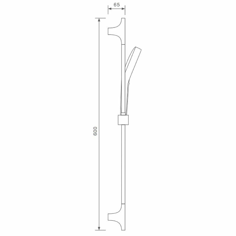 Душевой гарнитур Splenka S470.02.06, черный