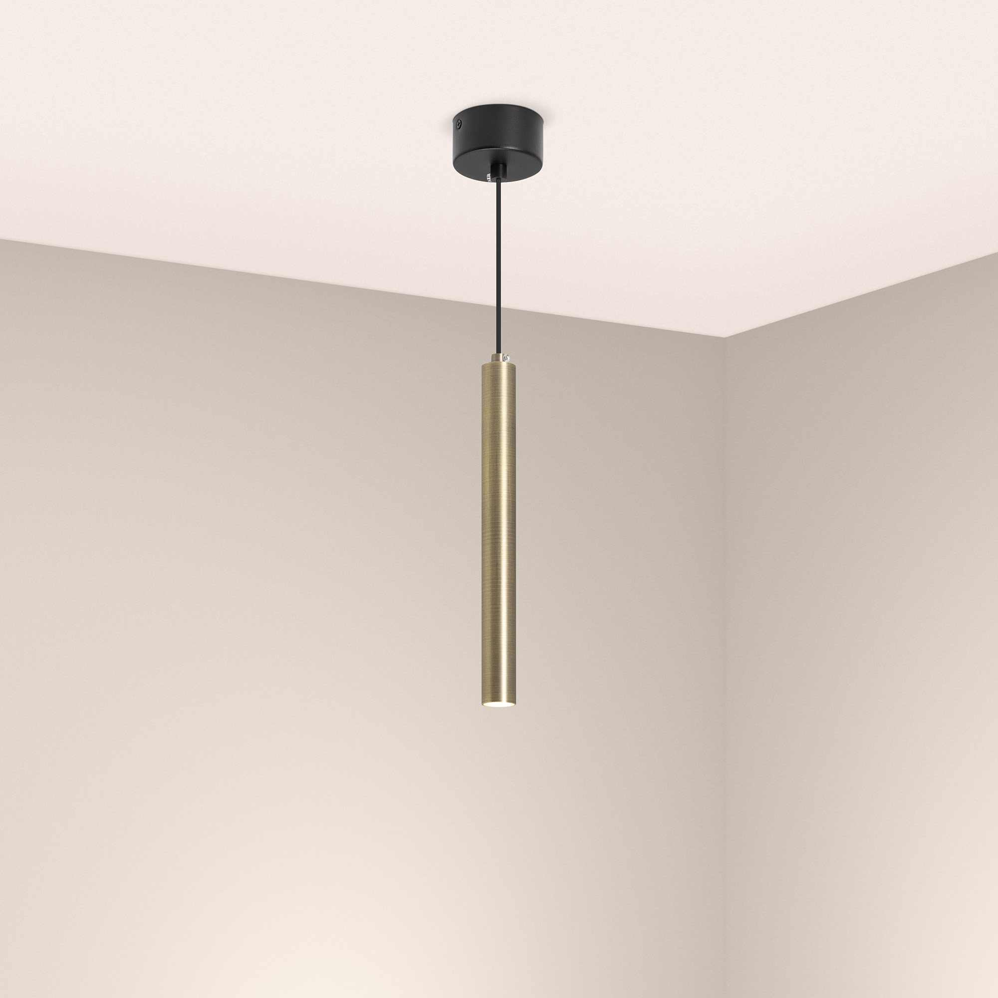 Светильник SP-PIPE-HANG-L300-R30-9W Day4000 (BR, 24 deg, 230V) (, IP20 Металл, 3 года)