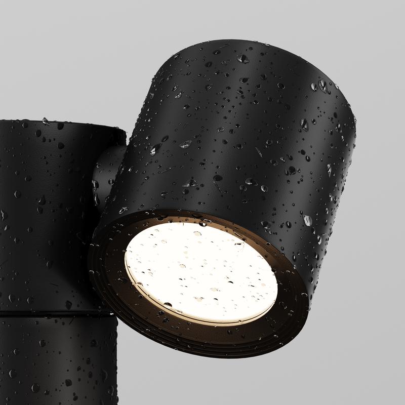 Светильник Wall Street 2х50Вт GU10 IP54 ландшафтный Maytoni O010FL-02B