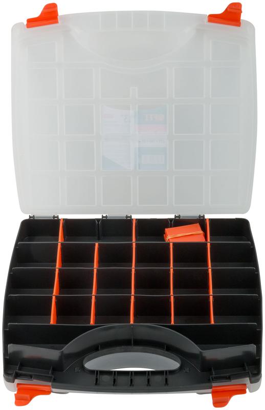 Ящик для крепежа (органайзер) двухсторонний 13дюйм ( 325х280х85мм ) FIT 65660