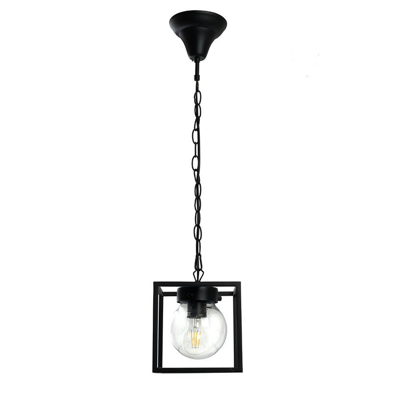 Светильник садово-парковый 60Вт 230В E27 черн. PL705 FERON 48384