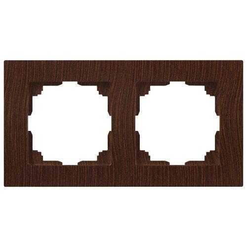 Рамка 2-м СП Accent 6-502-10 венге Intro Б0063754