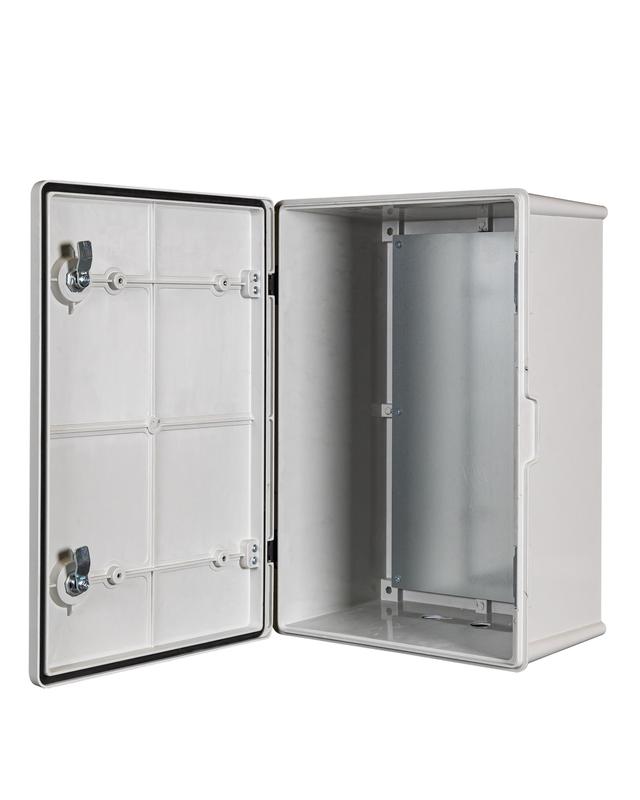 Шкаф монтажный композитный IK10 600x600x250мм IP66 Mastermann 00-01020362