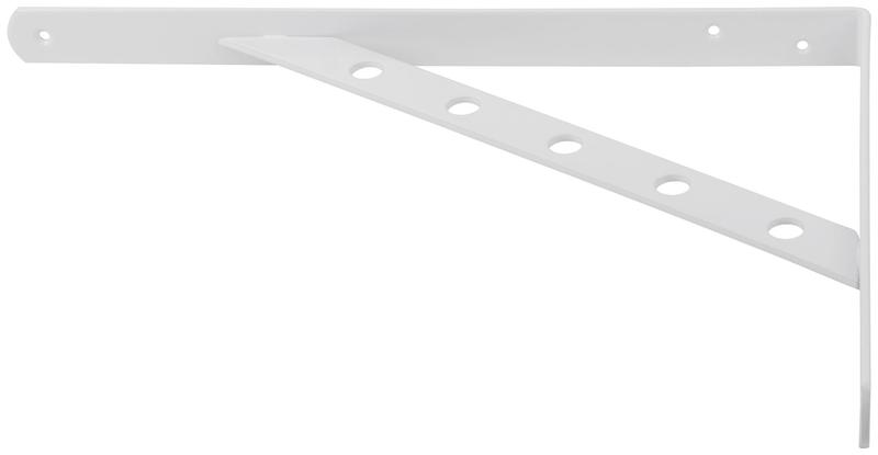 Уголок-кронштейн усиленный 350х250мм бел. КУРС 66109