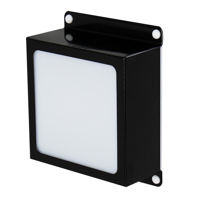 Светильник светодиодный PPL 089/G OPAL 9Вт 4000К IP40 89х89х40мм BLACK ДВО/ДПО домино в потолок Грильято Pro JazzWay 5065260