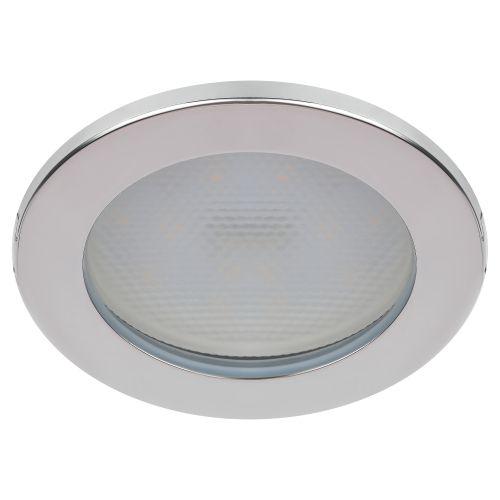 Светильник KL95 CH GX53 встраиваемый влагозащищенный IP44 хром Эра Б0055811