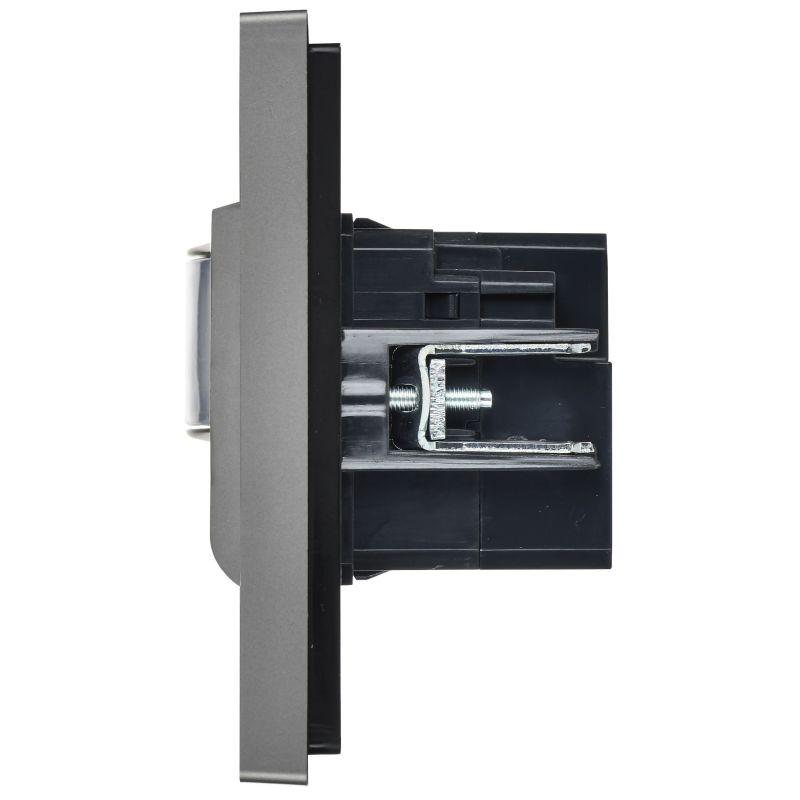 Датчик движения FORTE&PIANO FP556 с LED подсветкой сталь IEK FP-MS11-N-150-05-K46