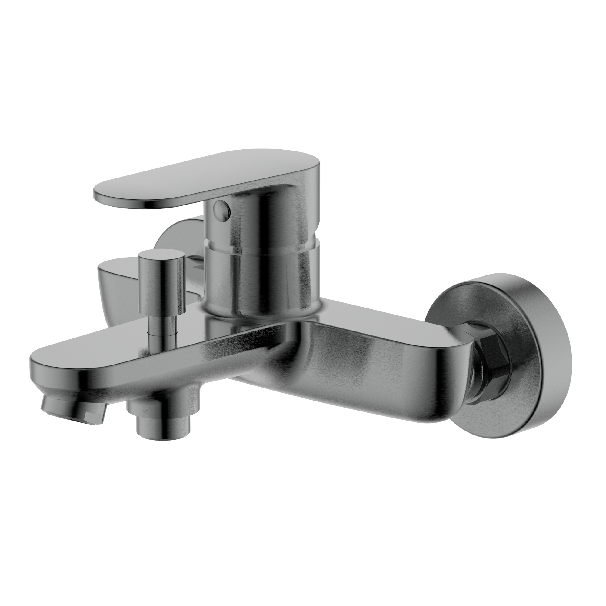 Смеситель Aquatek НИКА  для ванны AQ1840BGM    оружейная сталь