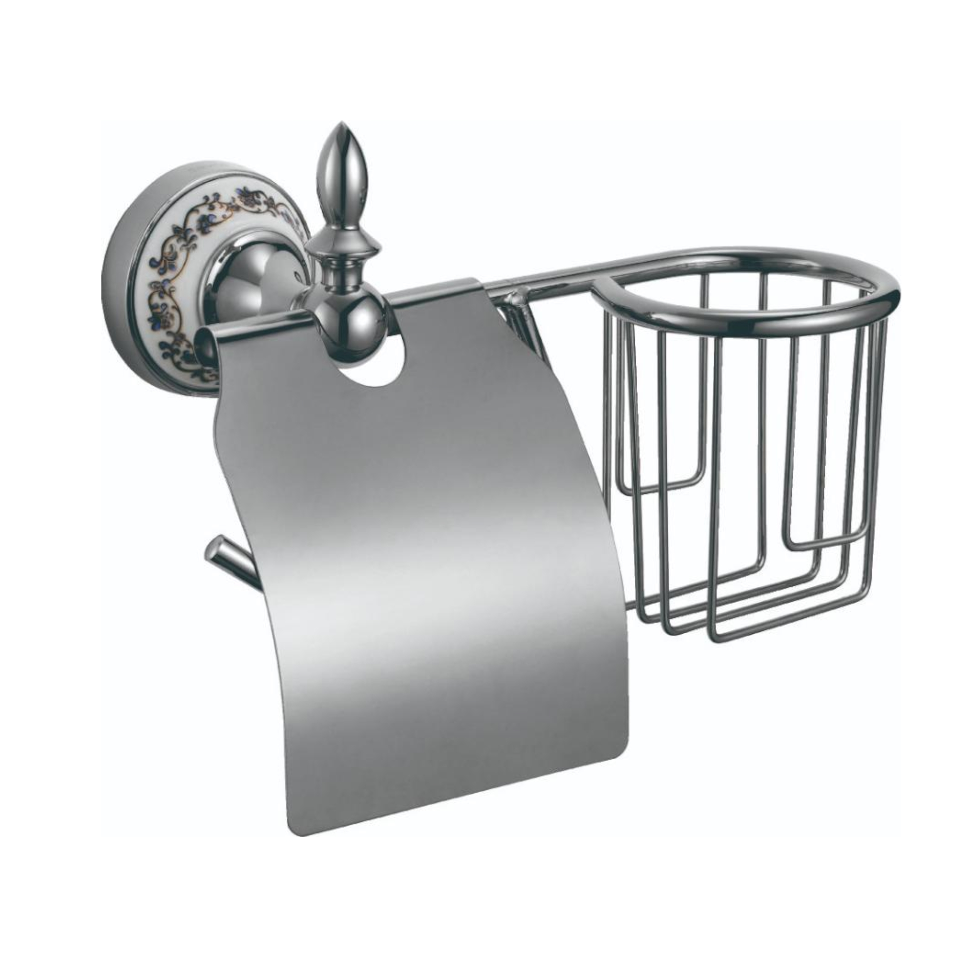 Держатель для туалетной бумаги и освежителя Savol S-L06851A, хром