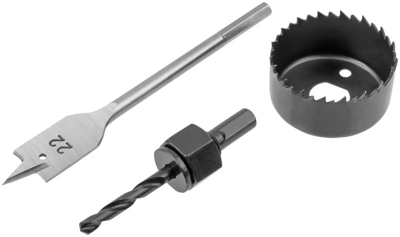 Сверло наборное для замков набор 3шт (22/54мм) FIT 36349