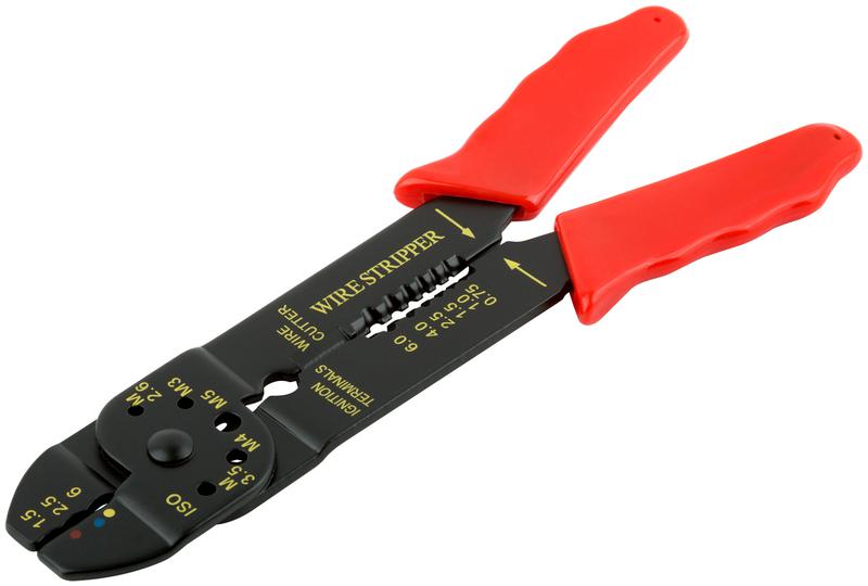 Электропассатижи 200мм d проводов 0.75-6мм КУРС 60018