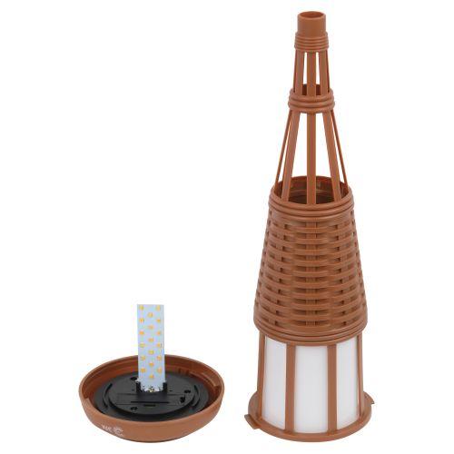Светильник садовый ERASF22-35 "Факел бамбук" уличный на солнечн. батарее Эра Б0053383