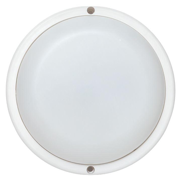 Светильник светодиодный ЖКХ ДПО-1400 18Вт 4000К IP65 круг с микроволнов. датчиком движения LUMA EKF BKL-1400DM-R-18-4000