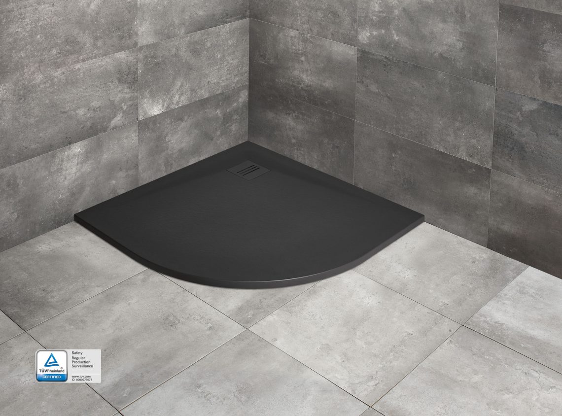 Поддон Kyntos A 90x90 black