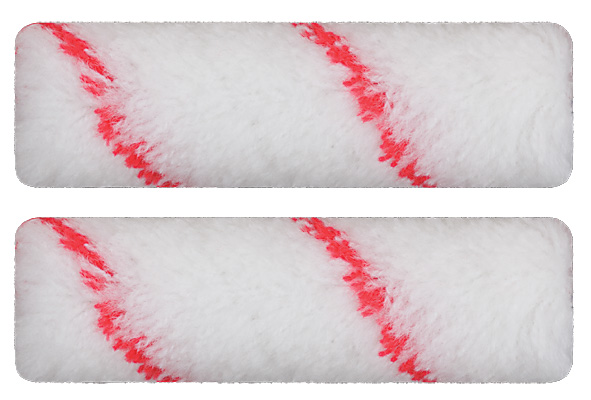 Валик, ядро 15 мм, полиакрил, ворс 11 мм, под 6 мм ручку, 2 шт. в упаковке, 60 мм