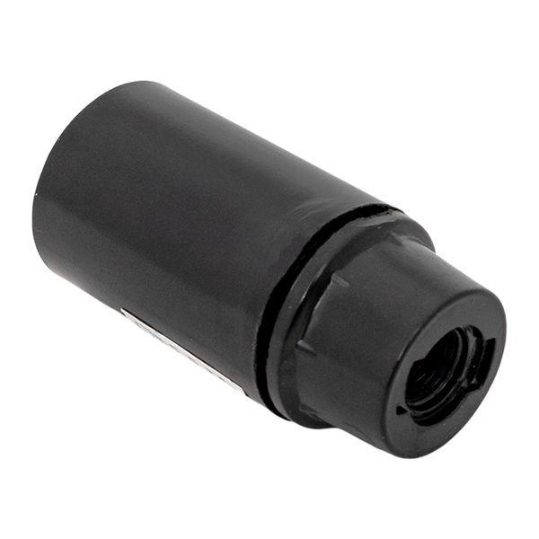 Патрон E14 карболитовый подвесной черн. EKF LHC-E14-s-s