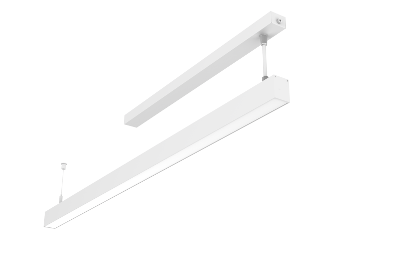 Светильник светодиодный Angusta 1009х35х45 21Вт 4000К IP40 подвесной RAL9003 бел. муар рассеив. опал диммер DALI VARTON V1-R0-00240-30D01-4002140