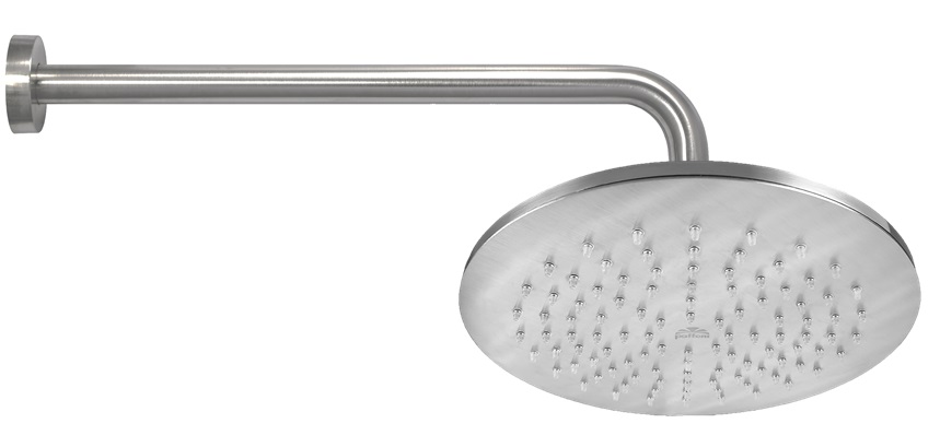 Настенное крепление верх. Душа LUSSO 400мм, Сталь