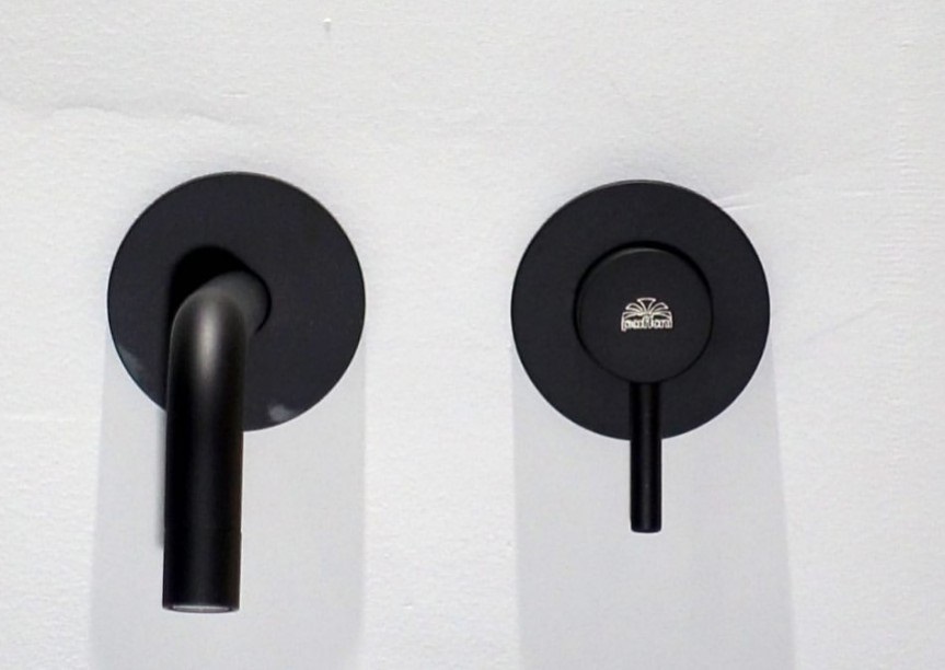 Смеситель для раковины Paffoni LIGHT LIG007NO70 встраиваемый Черный матовый