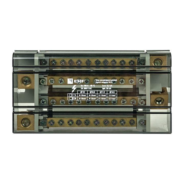 Блок распределительный (кросс-модуль) 160A (4x12) PROxima EKF db-160-4x12