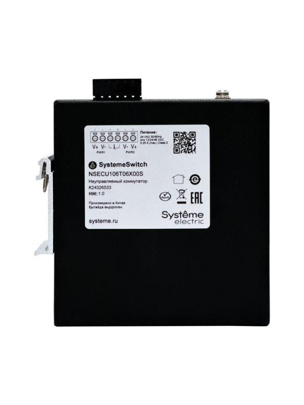 Концентратор промышленный EtherCAT 6х100BaseT SE NSECU106T06X00S