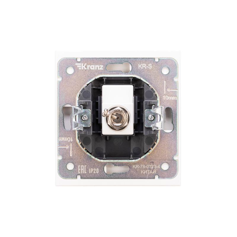 Розетка СП STRONG MIELE TV жемчуг Kranz KR-78-0723-4