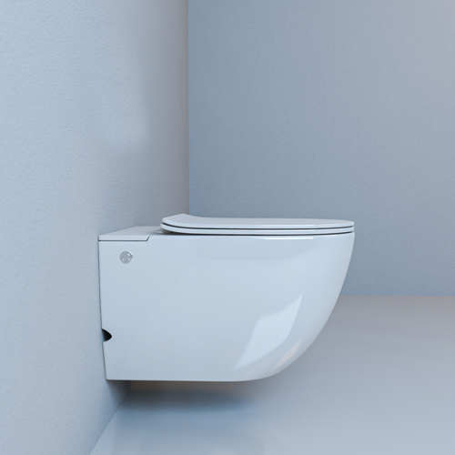 Унитаз BARBARIA Aria Pulse подвесной с функцией импульсного смыва, БЕЗ РАМЫ (585х360х330) Ceruttispa CT10591