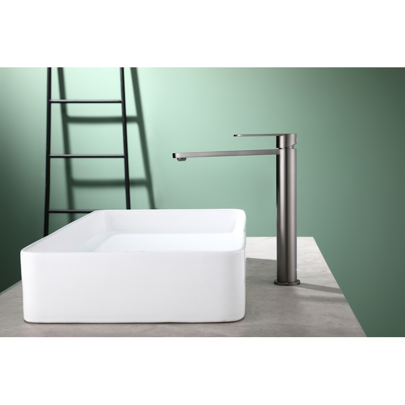 Смеситель для раковины высокий Raglo R10.15.09, графит