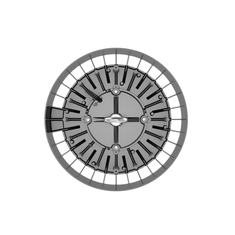 Светильник светодиодный ДСП IB 11 S 150W M 840 BK 298х298х112мм 150Вт 4000К IP65 High Bay подвес черн. Русский Свет 16091123171