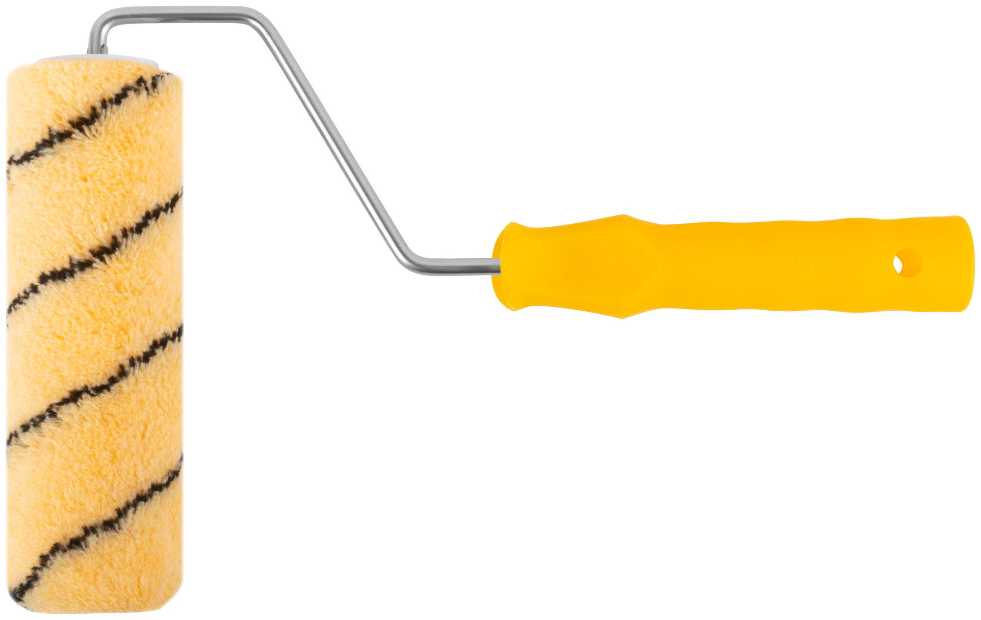 Валик полиакриловый, бежевый с черной полоской, диам. 40/61 мм; ворс 10,4 мм, 180 мм