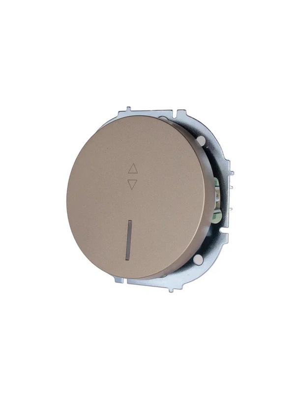 Выключатель проходной 1-кл. СП OSEN 10А IP20 с подсветкой механизм титан LEZARD 743-3788-114