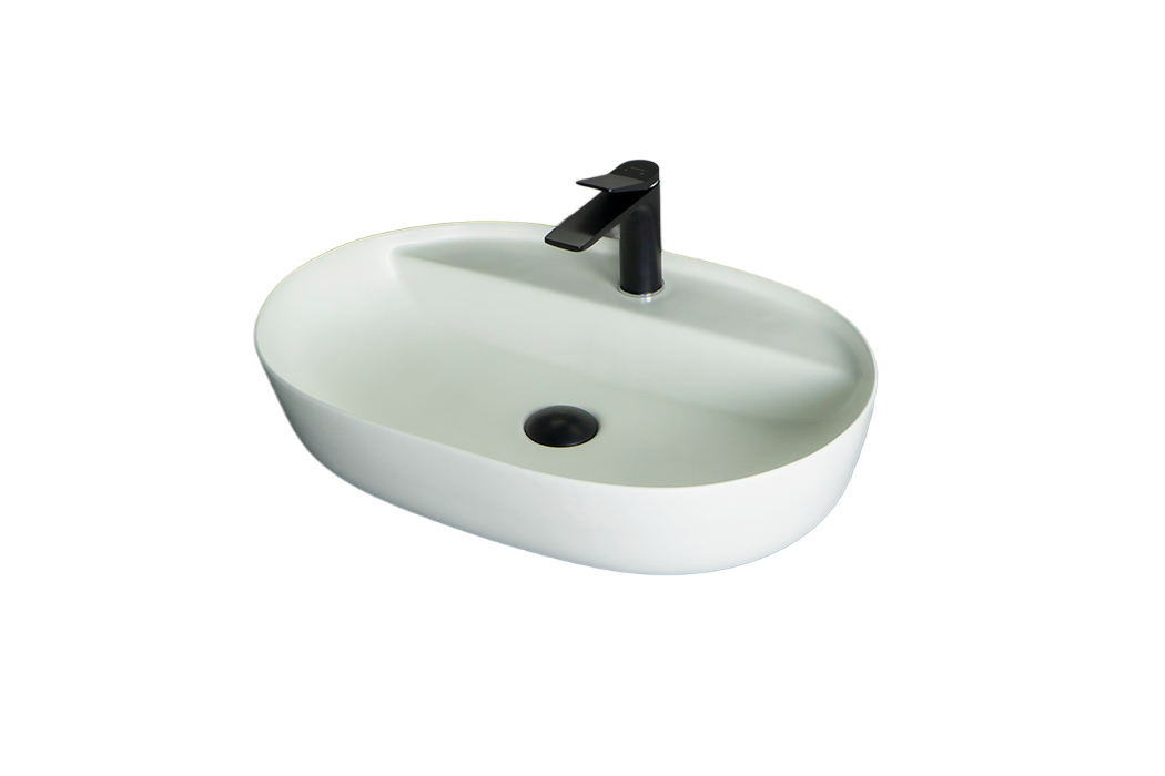 Раковина Gid Wm1346 51192 накладная белая матовая 61x41x14