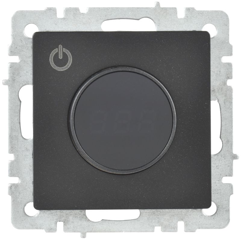 Термостат электронный с индик. BRITE СП IP20 ТС10-1-БрЧ механизм черн. IEK BR-RT11-K02