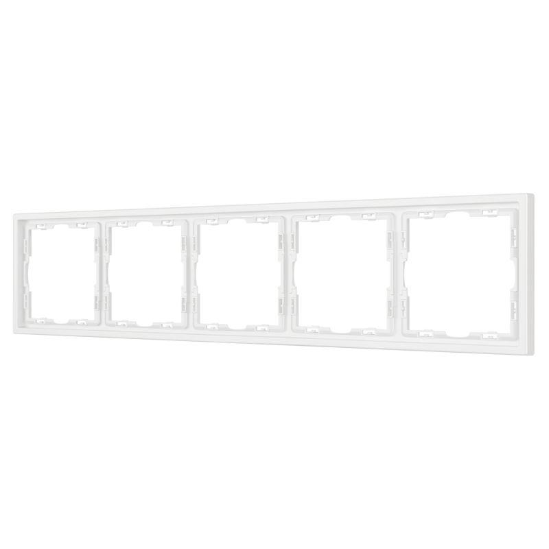 Рамка пластиковая FRM-NOBE-SFPL-5-WH Arlight 054227