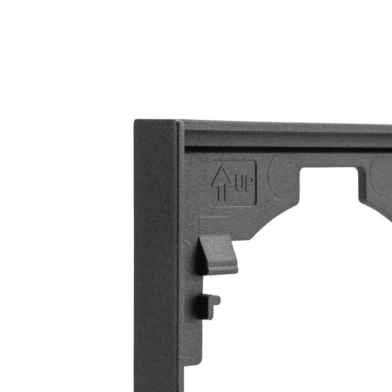 Рамка 3-м STRONG MIELE графит Kranz KR-78-0753-6