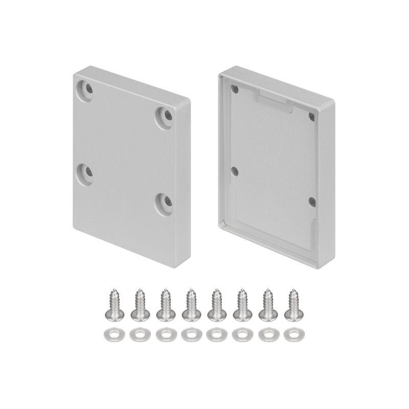 Заглушка IP-LINE-4050 SILVER глухая металл компл. Arlight 055285