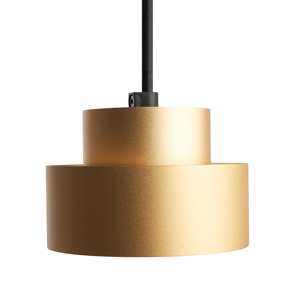 Светильник ДСО GX53 без лампы на подвесе золото